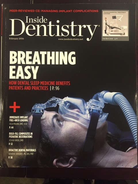 Inside Dentistry Magazine Cover